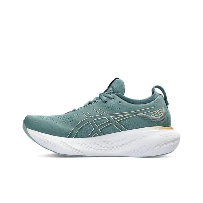 Asics Gel Nimbus 25 Foggy Teal Champagne Women's-0