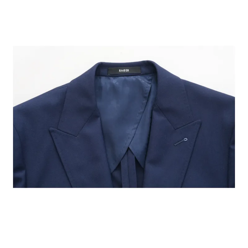 RARE Business Suit Suit Men's Royal Blue-2