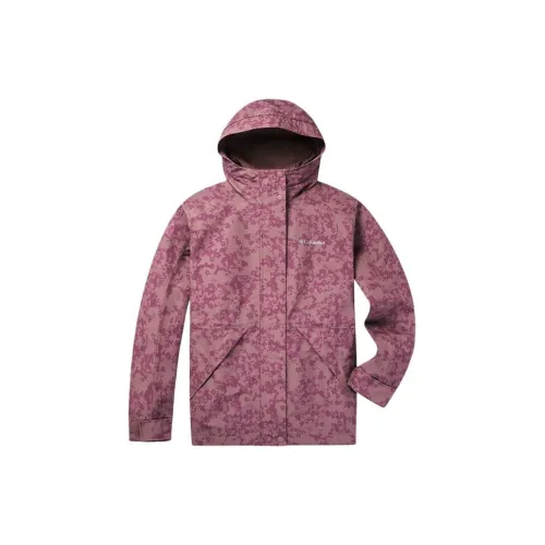 Columbia Windbreaker Jackets Women's Fuchsia