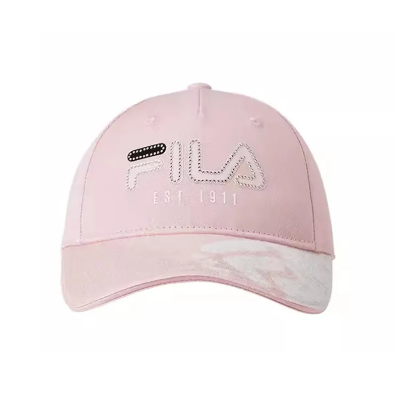 FILA Cotton Baseball Caps Kids' Fresh Pink-1