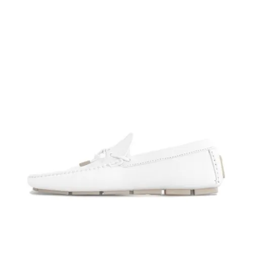 LOUIS VUITTON Driver Loafers Men's White