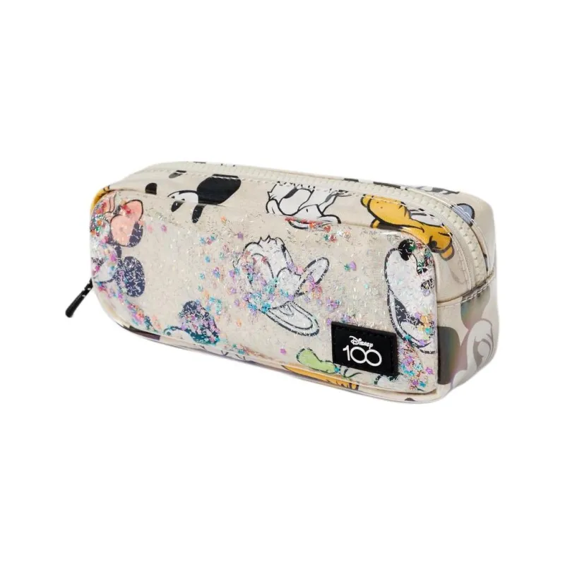 ZARA Disney/Disney Collaboration Thermoplastic Polyurethane Storage Bag Women's Light Beige Yellow-1