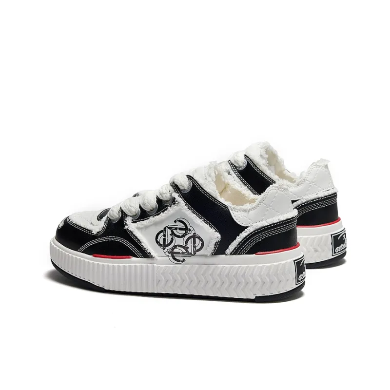 Excelsior Canvas Shoes Unisex Low Top White/Black-2