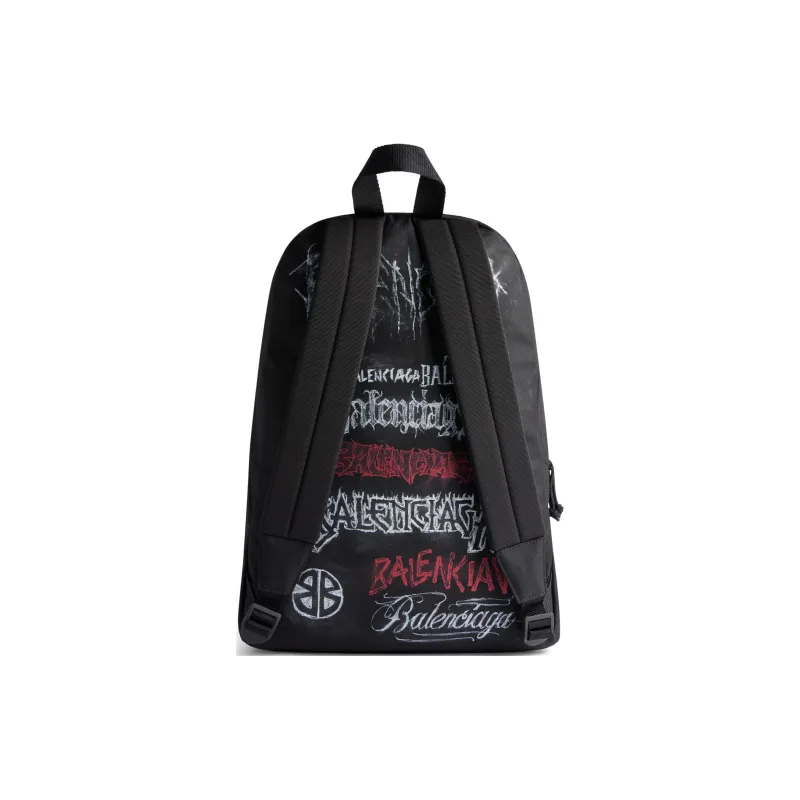 Balenciaga Explorer Nylon Backpack Men's Black-3