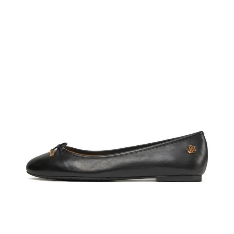 Lauren Ralph Lauren Jayna Leather Ballerinas Shoes-0