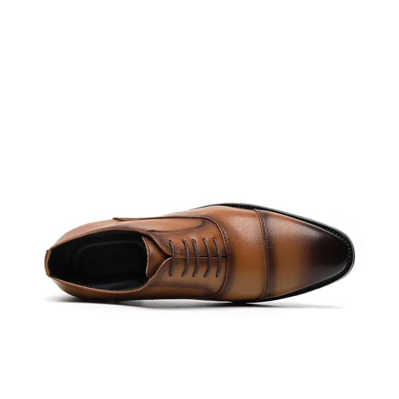 Cachiotti Dress Shoes Men Low Top Black/Brown/Yellow-12