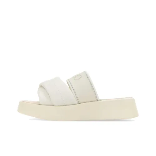 Chloé Slide Slippers Women's White