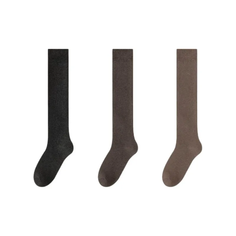 MIIOW Knee High Socks Women's 3 Pack-0