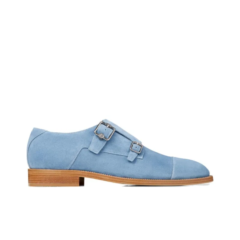 Jimmy Choo Finnion Suede Monk Shoes-1