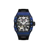 HBR937-Blue Shell Black Dial Black Strap
