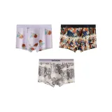 3 Pack (Block Man+Multicolor Painting+Gray Comic)