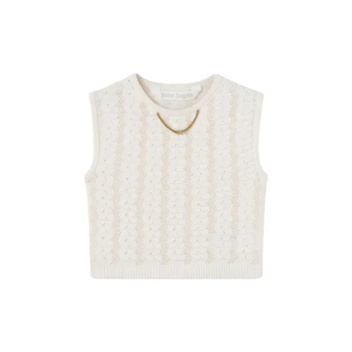 PALM ANGELS Chain-embellished Knitted Vest