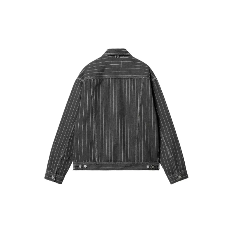 Carhartt WIP Orlean Stripe Jacket Jackets Coats Men's Black-1