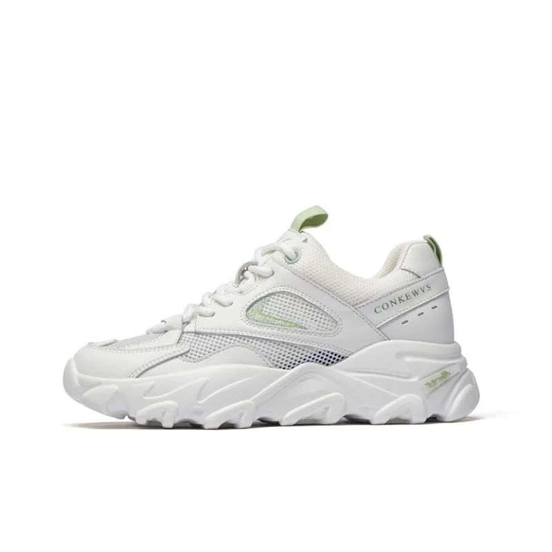 SATCHI SPORT Cushioned Wear-Resistant Breathable Chunky Sneakers Women's-0