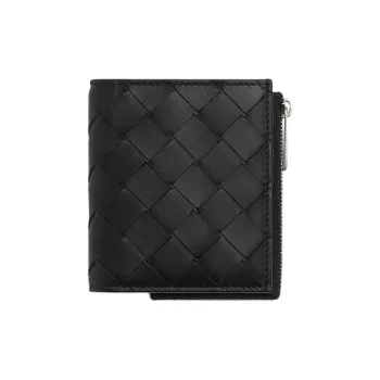 Bottega Veneta Zipped Fold Over Wallet