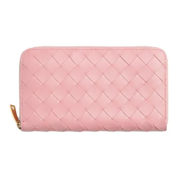 Bottega Veneta Intrecciato Zip Around Wallet