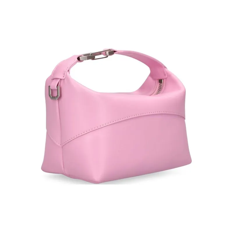 Eera Calfskin Shoulder Bag Crossbody Bag Handbag Women's Light Pink-1