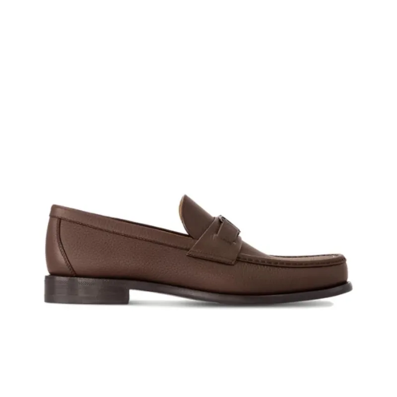 LOUIS VUITTON Major Loafers Men's Brown-1