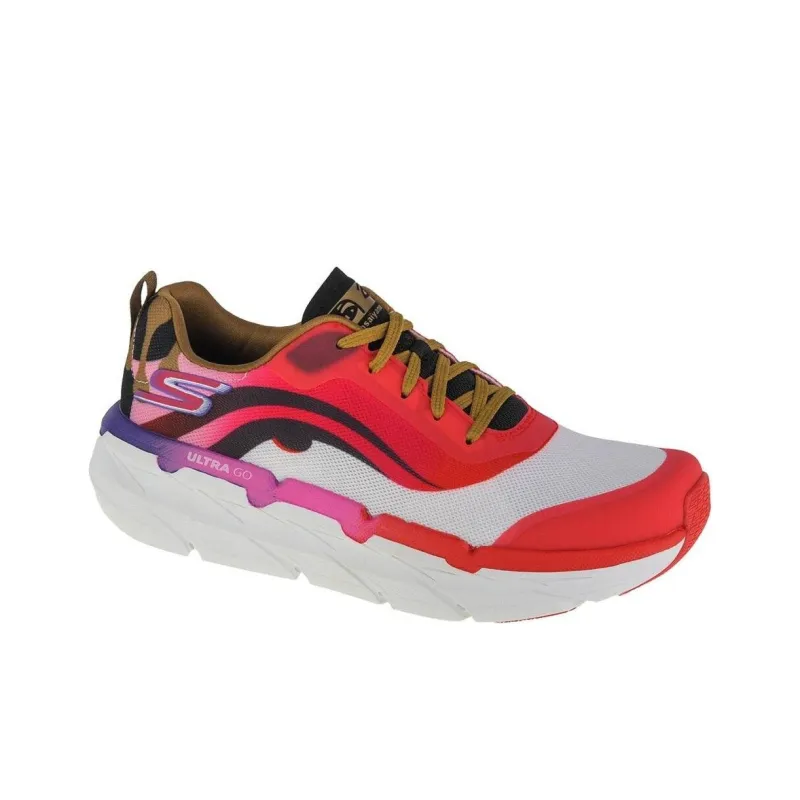 Skechers Max Cushioning Elite Kansai Yamamoto Cushioning Wear-Resistant Low-Top Running Shoes Women's Red White-1