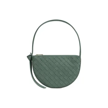 Bottega Veneta Sheepskin Handbag Shoulder Bag Women's Aloe Vera Green
