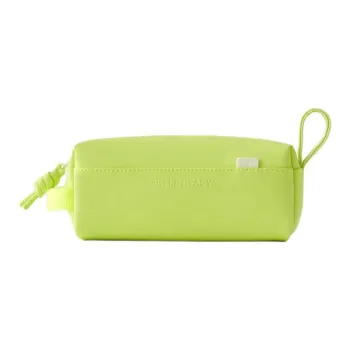 ZARA Polyurethane Clutches Toiletry Bags Regular Women's Fluorescent Yellow