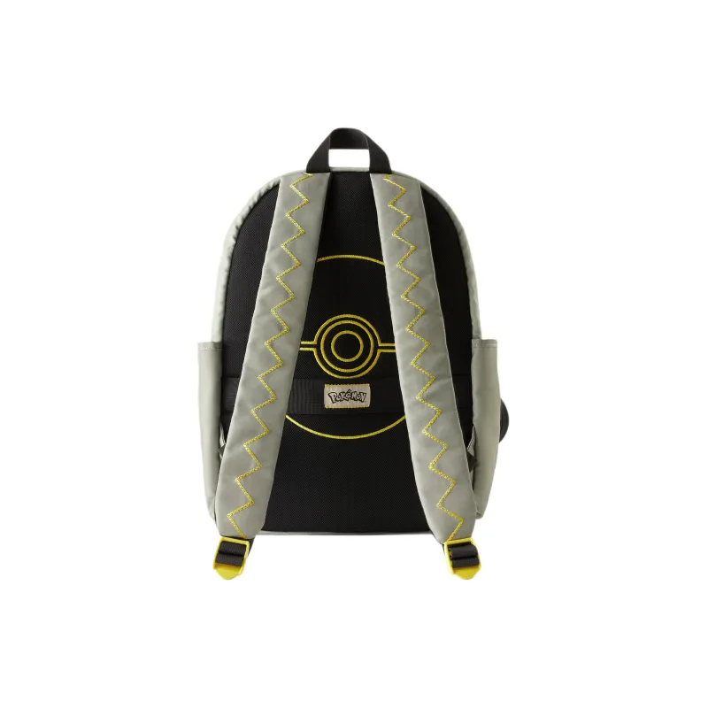 ZARA Pokémon Pikachu Collaboration Polyester Backpack Regular Unisex Khaki Green-3