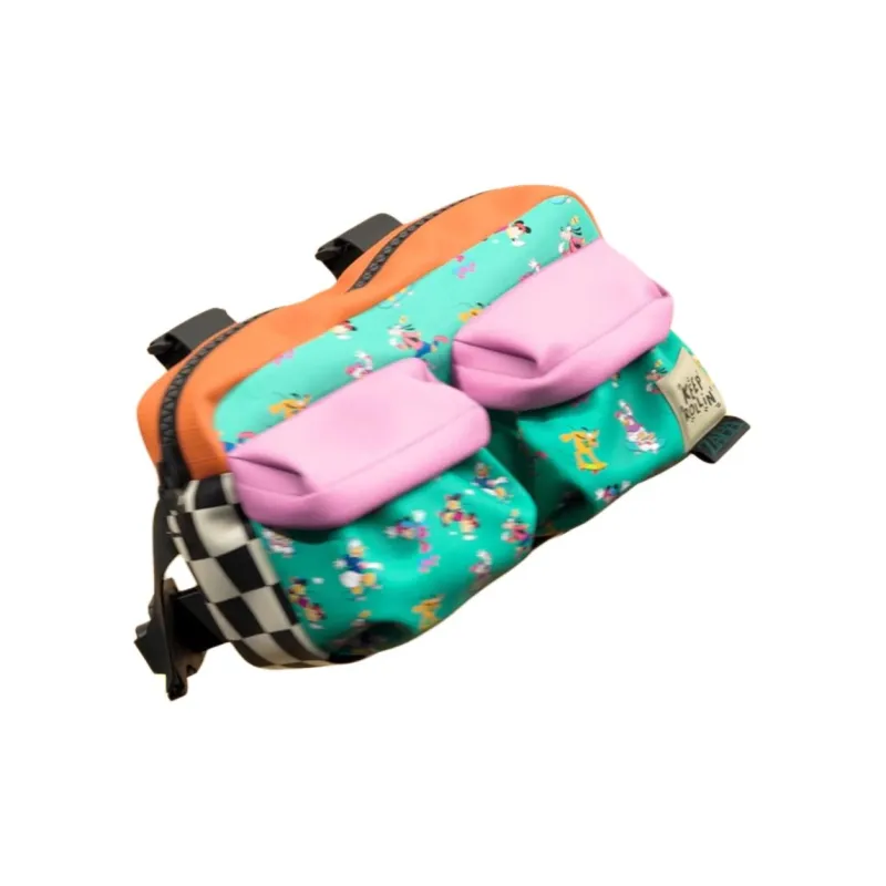 ZARA Disney Mickey Mouse Collaboration Polyester Sling Bag Fanny Pack Regular Women's Green-2