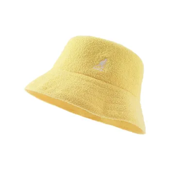 KANGOL Modified Acrylic Acrylic Polyamide Bucket Hats Women's Yellow