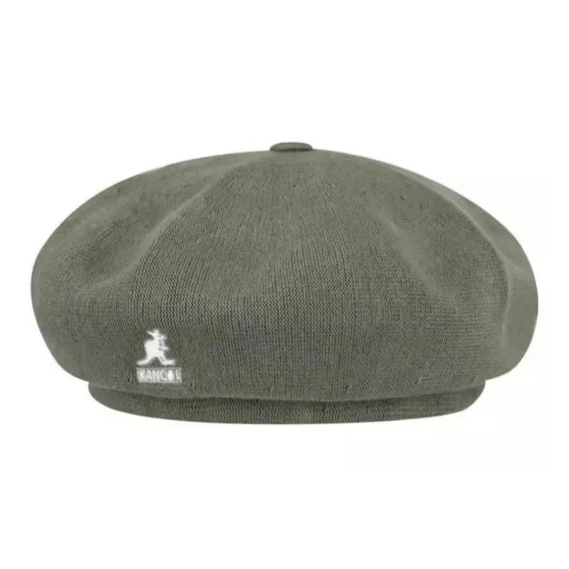 KANGOL Bamboo Fiber Viscose Modified Acrylic Nylon Berets Unisex Purple/Green-1