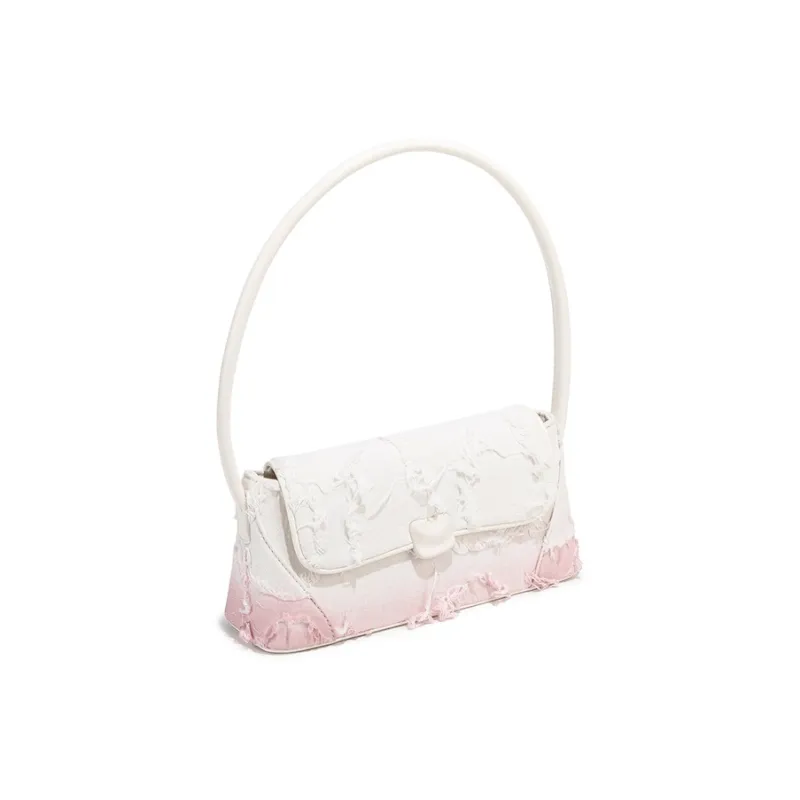 MACKJANICE Synthetic Leather Shoulder Bag Women's White-15