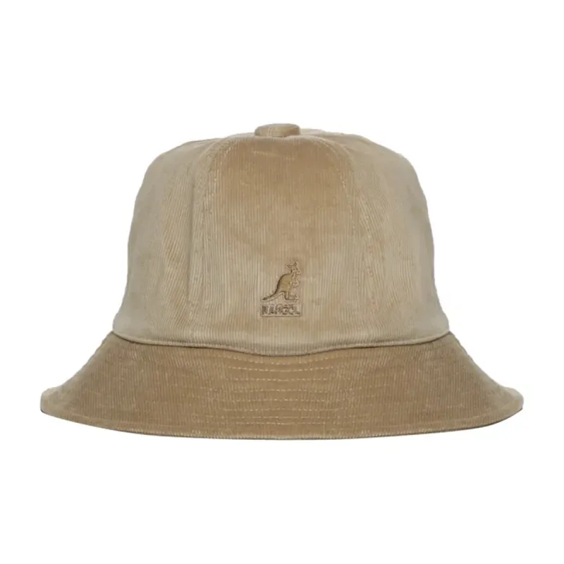 KANGOL Cotton Elastane Fiber Bucket Hats Men's Beige-0