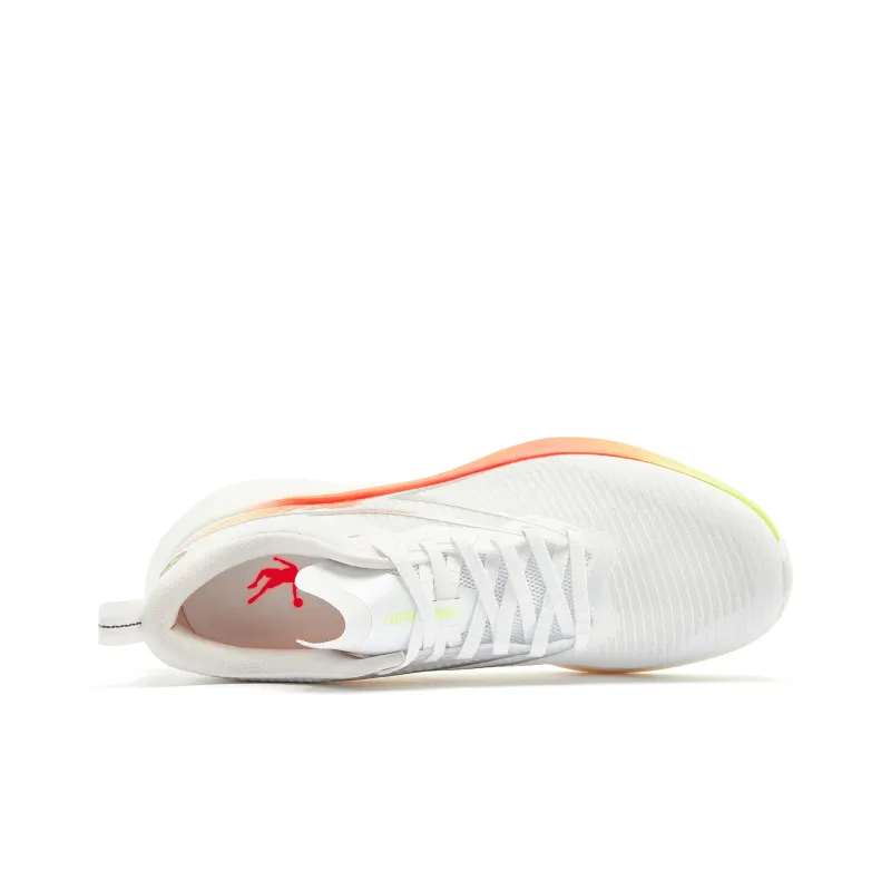QIAODAN Rapid 2.0 Cushioning Wear-Resistant Low-Top Q-KUNGFU PRO Running Shoes Men's Jordan White Phantom Orange-3