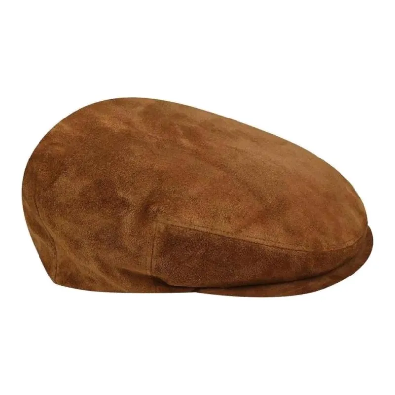 KANGOL Suede Berets Unisex Brown-1