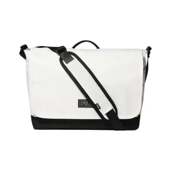 FILA Polyester Messenger Bag, Shoulder Bag, Crossbody Bag Regular Unisex Cream