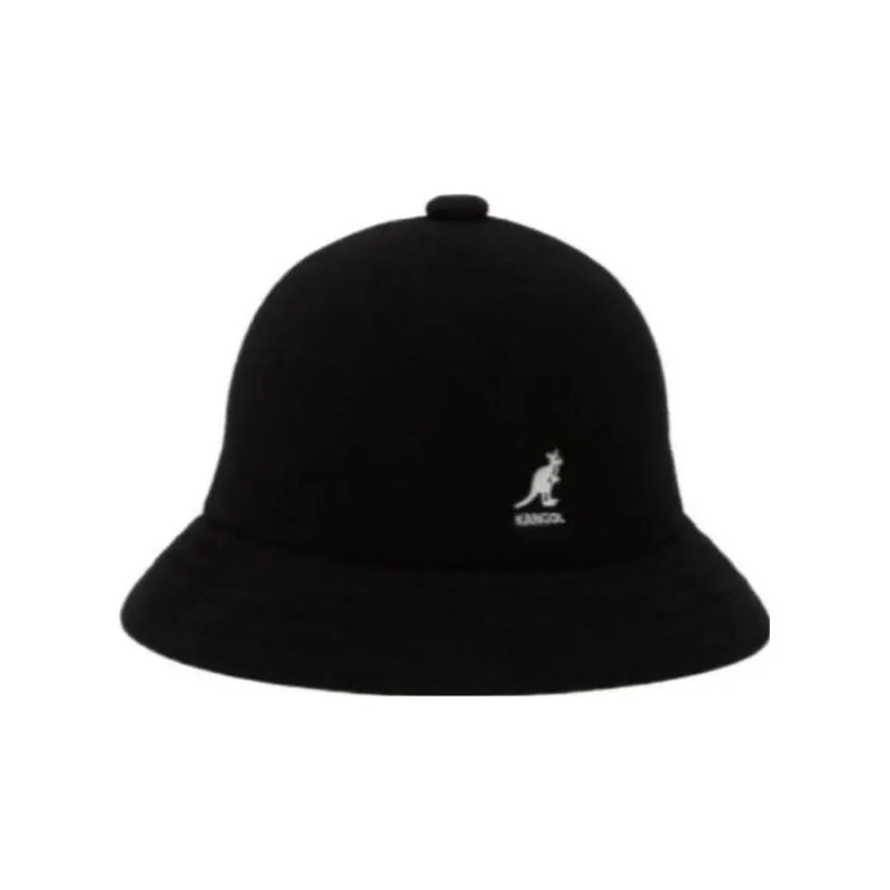 KANGOL Wool Modified Acrylic Bucket Hats Unisex Black-0
