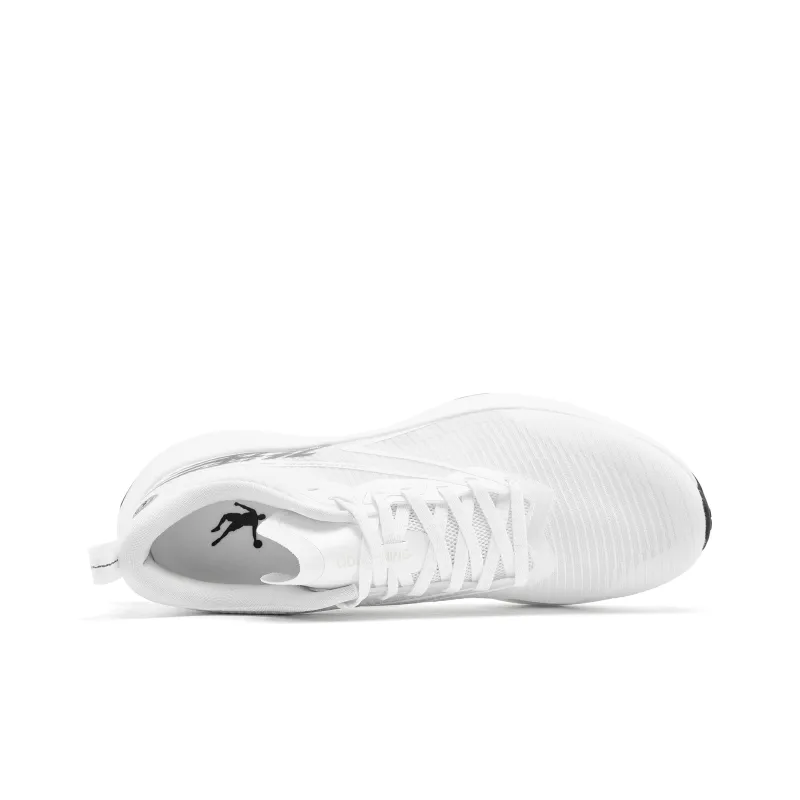 QIAODAN Rapid 2.0 Cushioning Wear Resistant Low Top Q KUNGFU PRO Running Shoes Men's White Black-3