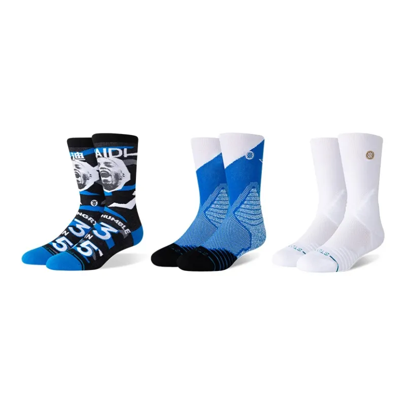 Stance x T Mac Maddy Co brand Mid Calf Socks Unisex Box 3 Pack-2