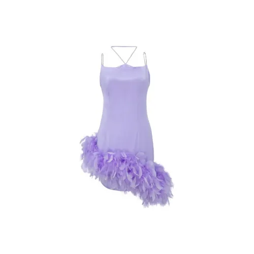 MIMI PLANGE Slip Dresses Women's Lilac