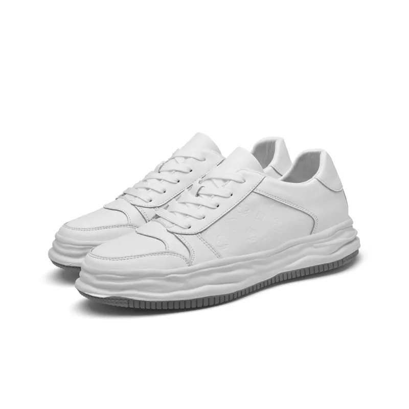 The Bull's House Low-Top Skateboard Shoes Unisex White-1