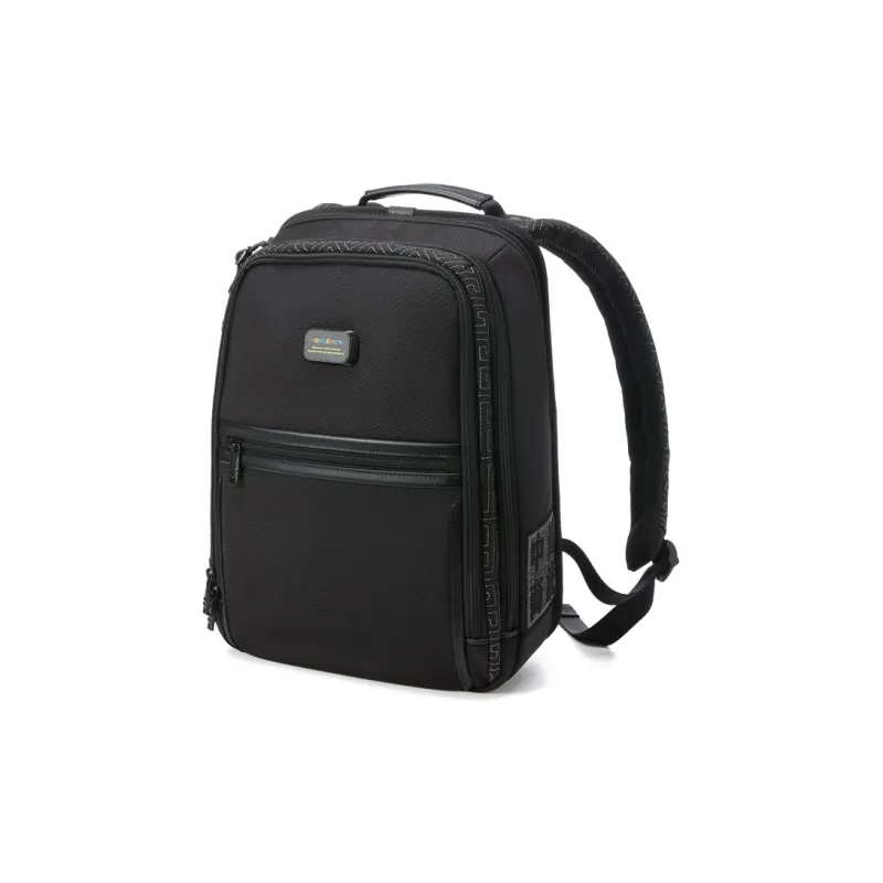 HORSEMEN Elastic Nylon Backpack Medium Size Men's Black-0