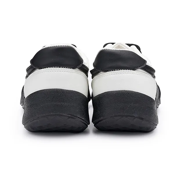 Warrior Heaven's Power Ugly And Clumsy Shoes Abrasion Resistant Slip Resistant Vintage Casual Shoes Unisex Black White-3