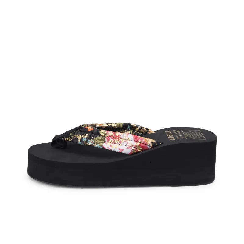 XMISTUO Rubber Sole Slip Resistant Quiet Flip Flops Women's-8