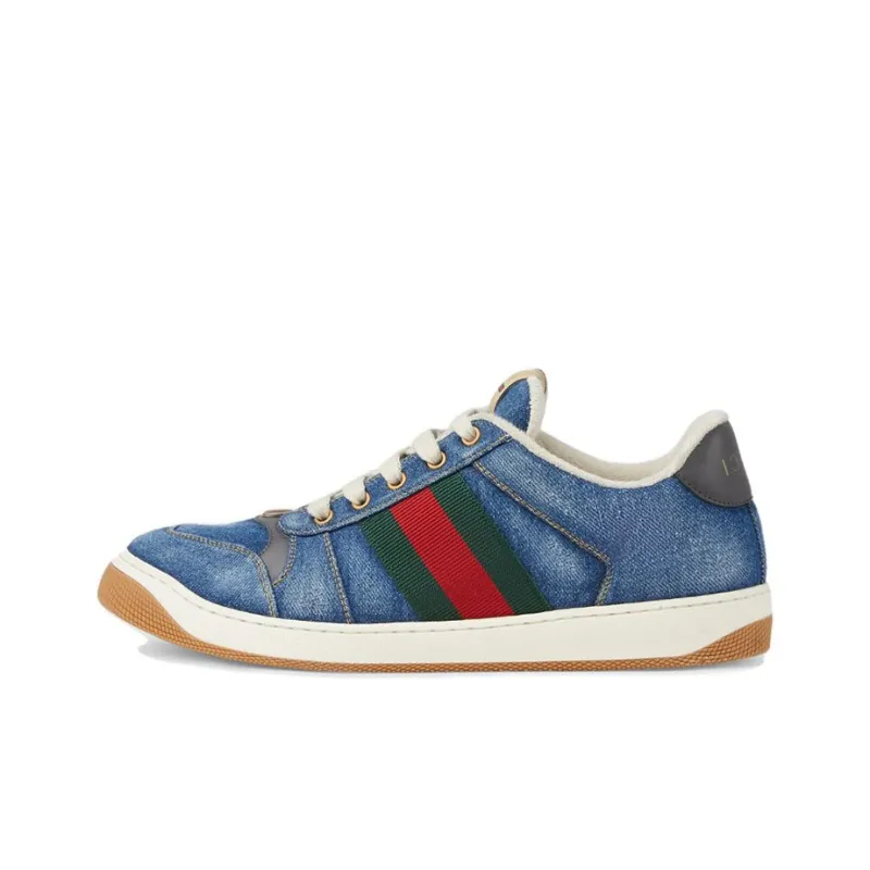 GUCCI Screener Sneaker 'Blue Denim'-0