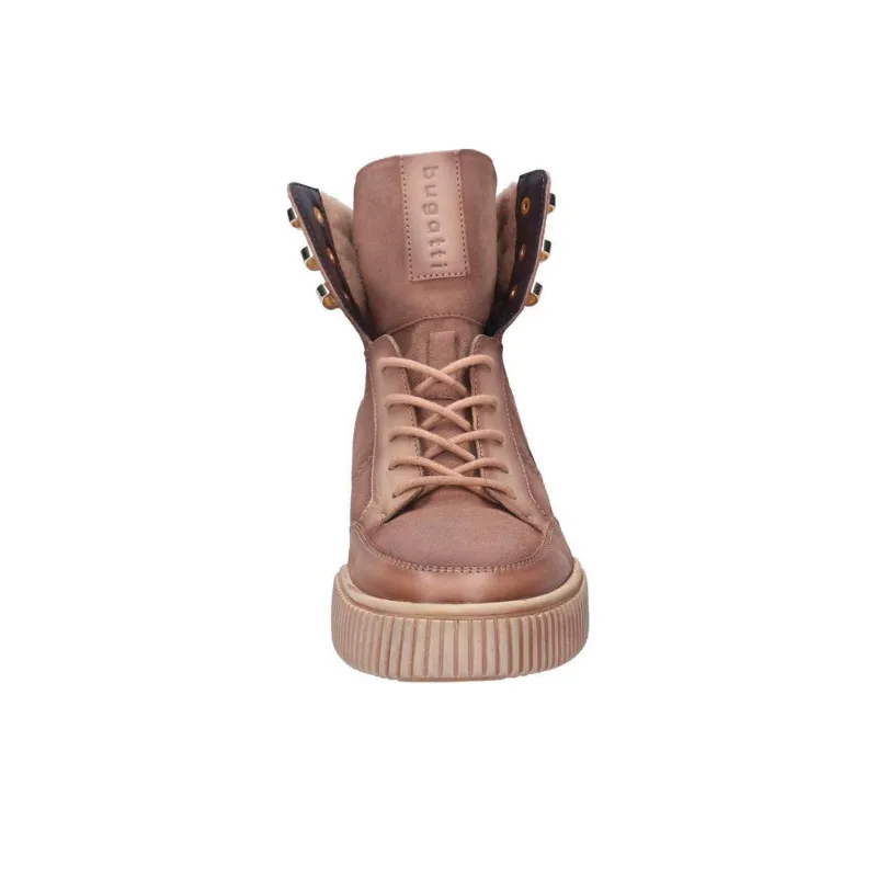 Bugatti Low-Top Skateboard Shoes Women's Brown-2