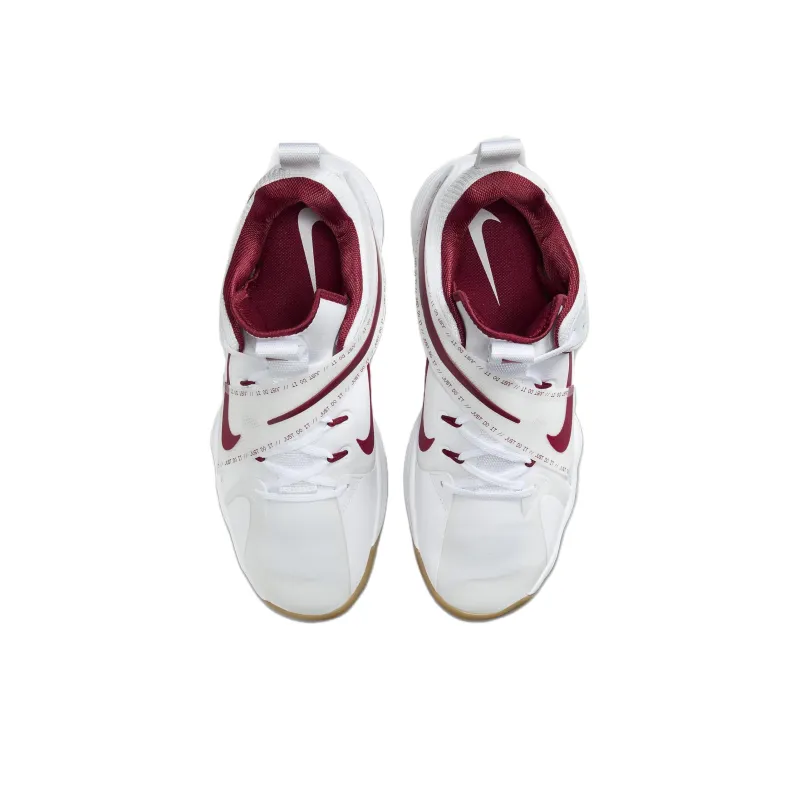Nike React HyperSet Le Indoor Court Shoes 'White Red'-3