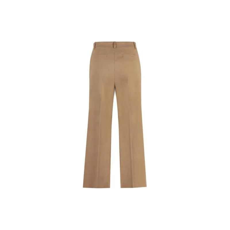 PINKO Pleat Cropped Trousers-1