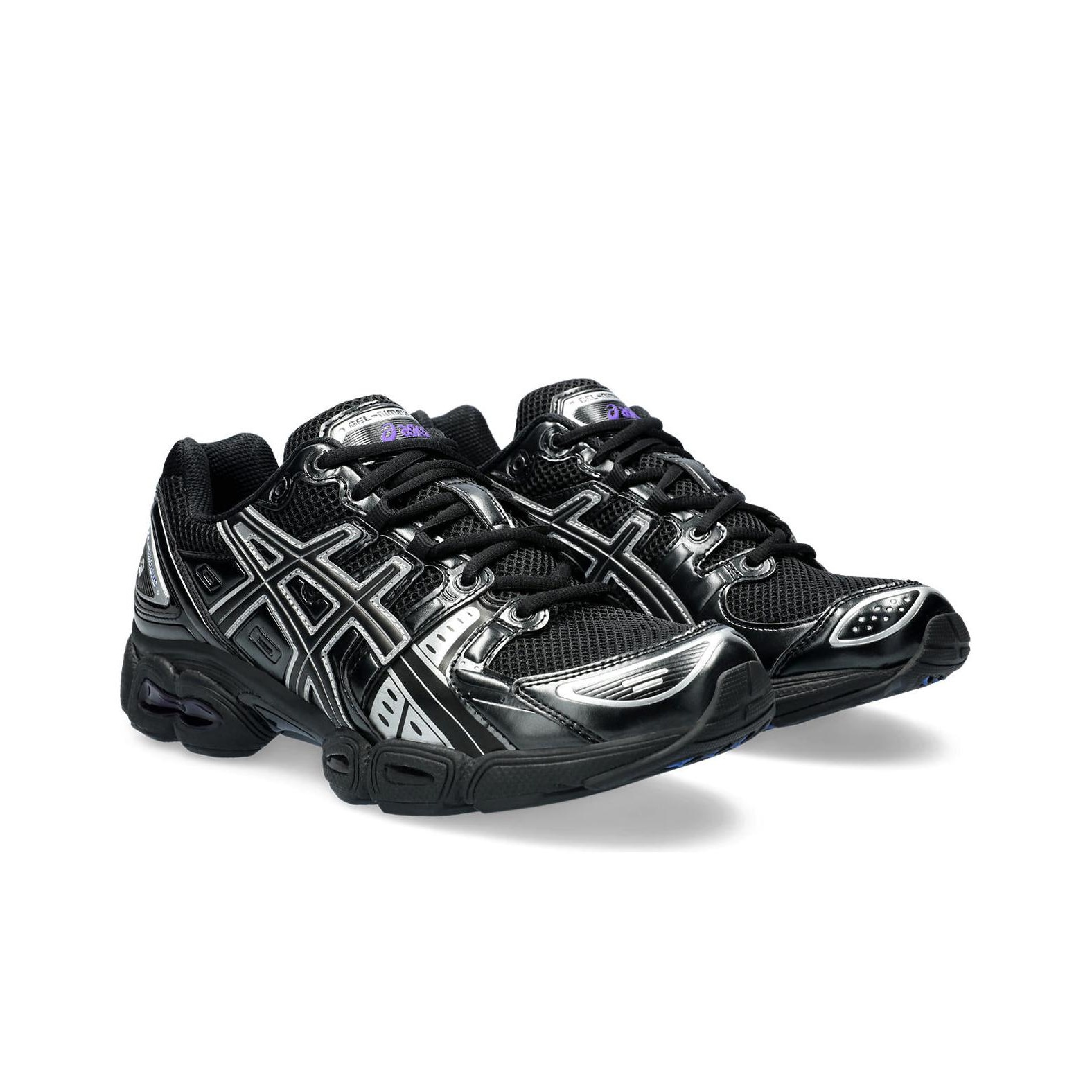 Asics Gel-Nimbus 9 Black Pure Silver US M 10.5 - POIZON