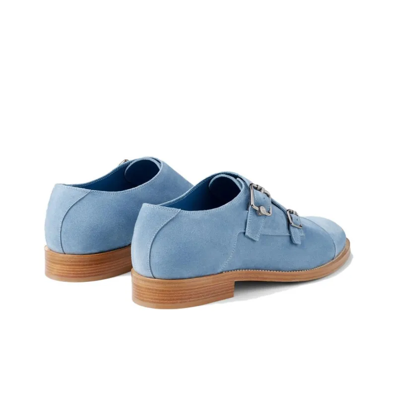 Jimmy Choo Finnion Suede Monk Shoes-3