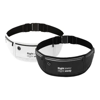LOHAS Travel 900D Membrana Dermalis Fabric Water Repellent Leather Membrane Sports Fanny Pack Regular Unisex Black/Gray