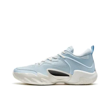 XTEP Against The Sky Generation Basketball Shoes Men Low Top Microwave Blue/Sail White